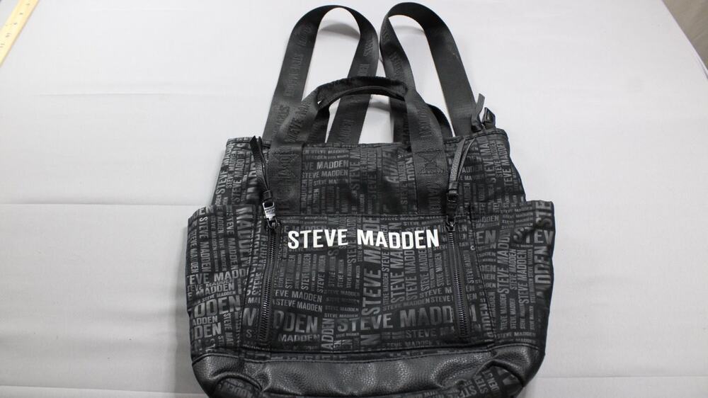 Steve Madden Backpack Tote Bag M Black Body: Womens Convertible